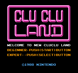 Clu Clu Land (FDS Hack)